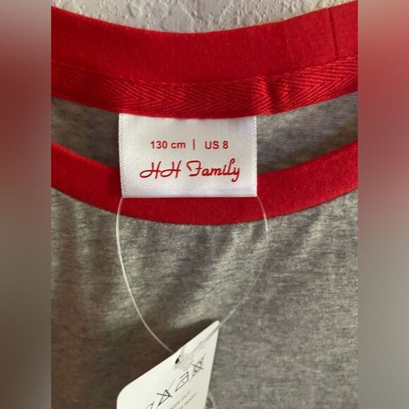 NWT HH Family Girls Flip Sequin Unicorn Heart Long Sleeve Raglan T-Shirt size 8 - Picture 10 of 10